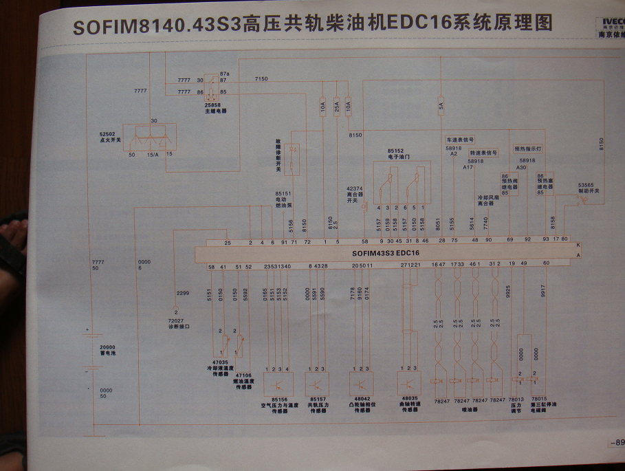 2011年依维柯空调线路图