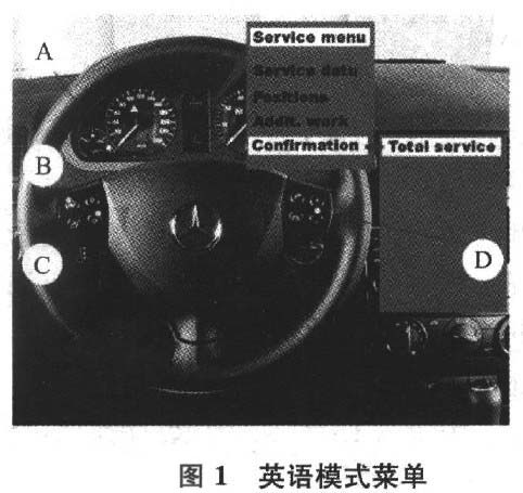 2005-2011年奔驰A170保养灯归零
