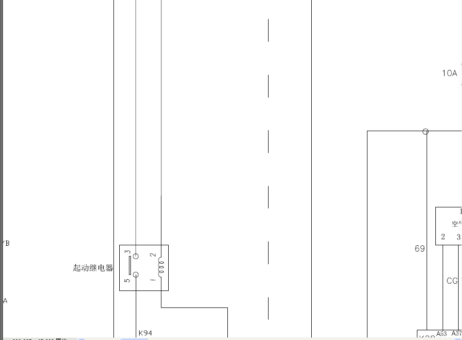 10年奥丁发动机电路图
