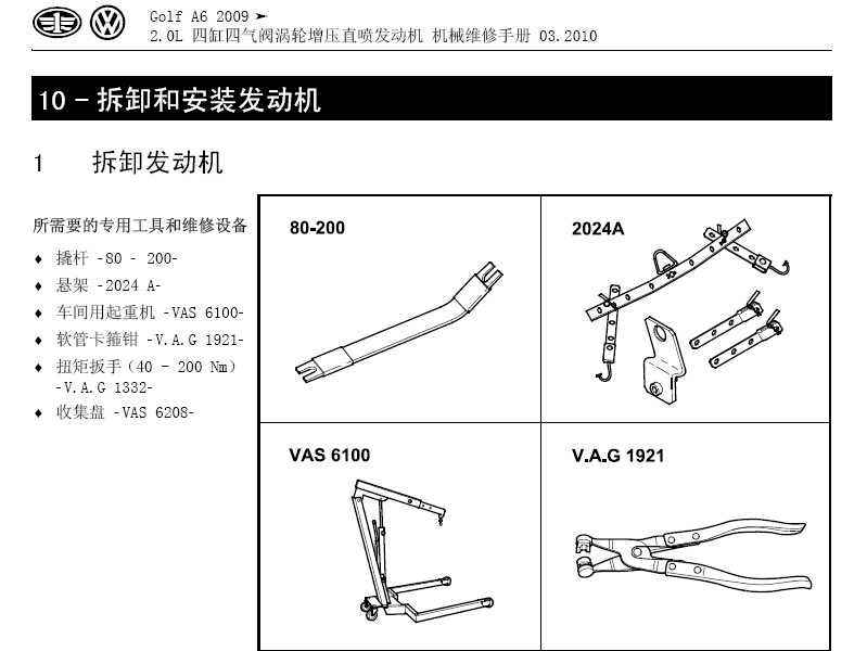 一汽大众高尔夫A6