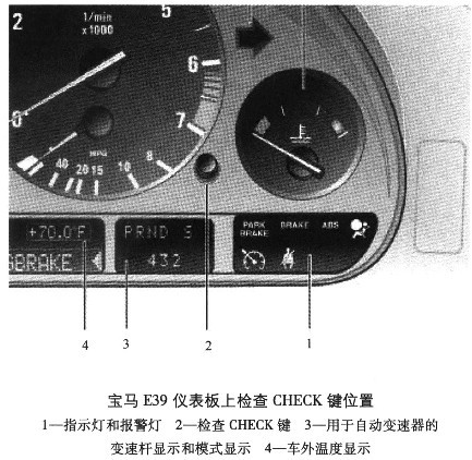 2000-2012年宝马E39仪表指示灯复位