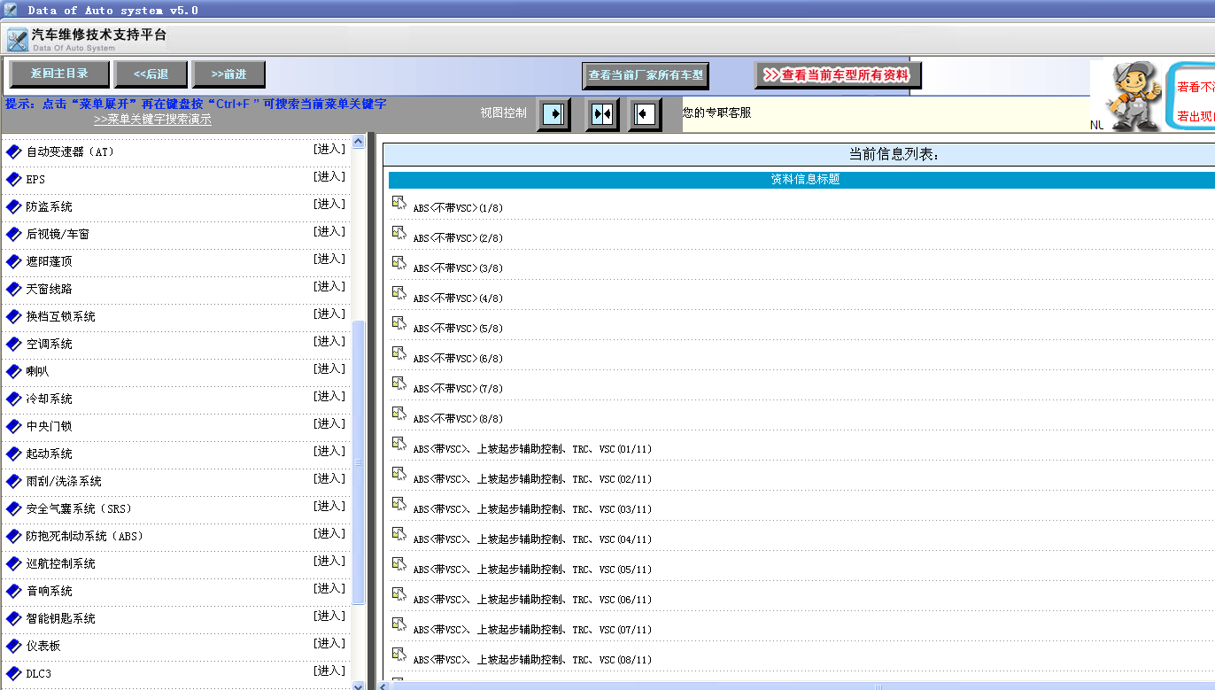2005年丰田锐志电路图