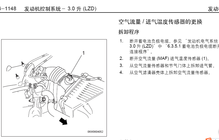 2006年别克君越发动机控制系统