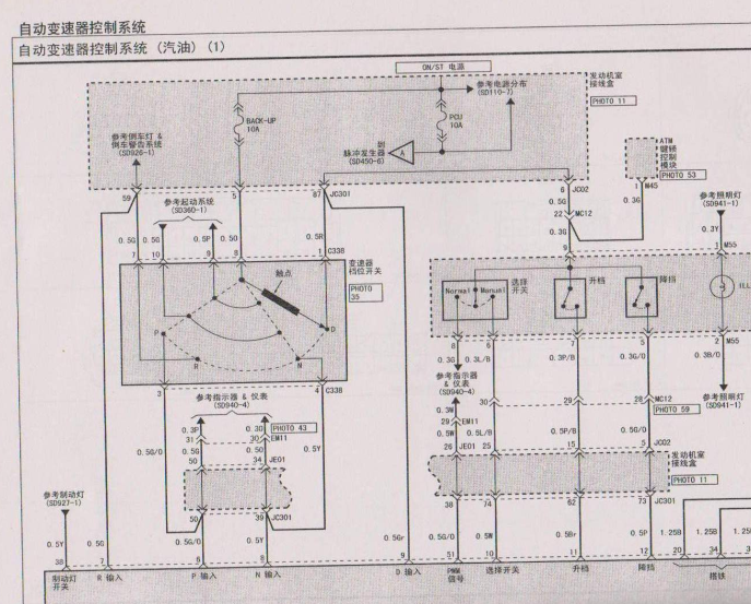 佳乐变速器电路图