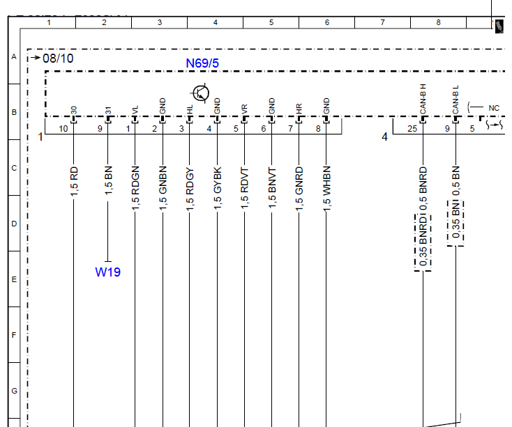 11年奔驰S350智能钥匙线路