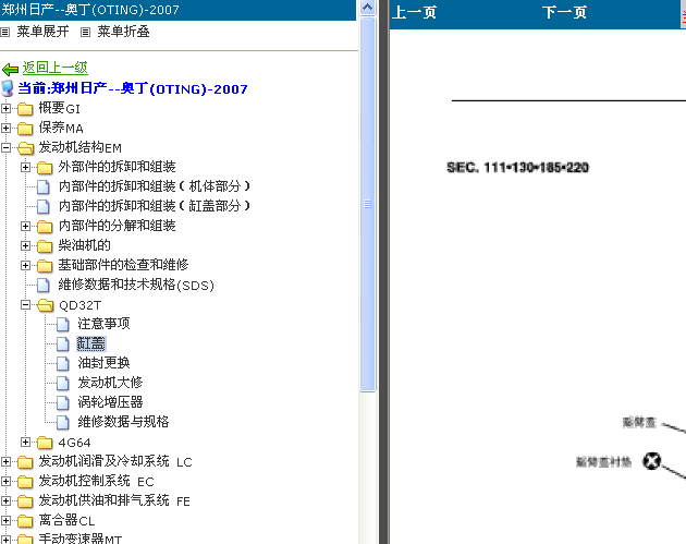 东风日产 QD32T发动机维修