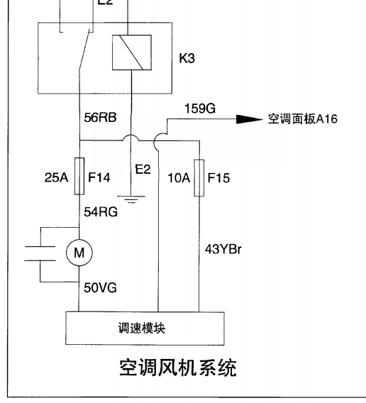 04年双环空调电路图