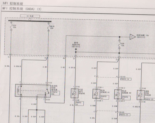 06年欧菲莱斯全车线路图