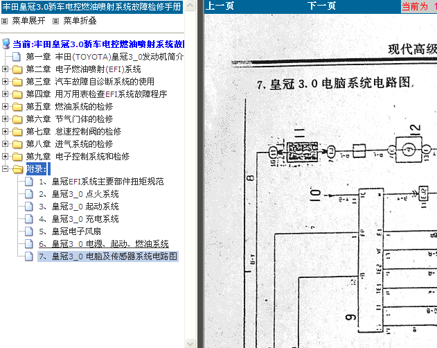 皇冠3.0 电脑系统电路