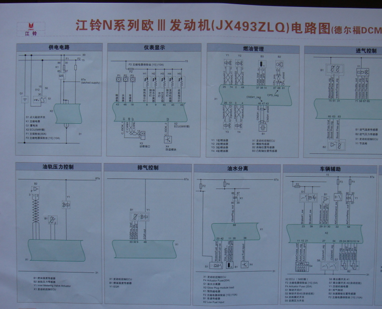 11年江铃发动机电路