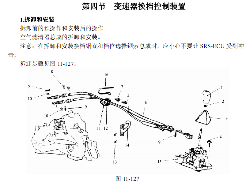 01年赛马的维修资料