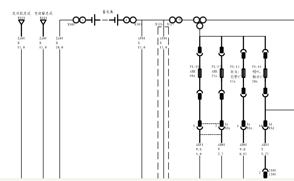 08年F6的线路图