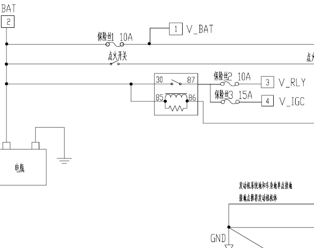 德尔福MT22.1电控电路图