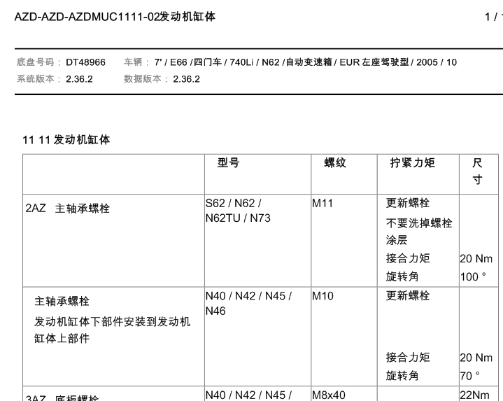 N62发动机扭矩