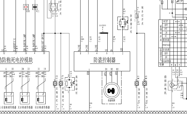 炫丽全车电路图