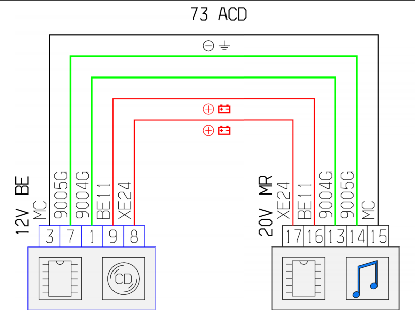 10年307的线路图