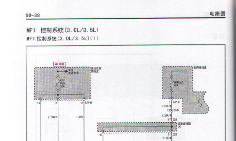雅科仕发动机电路图