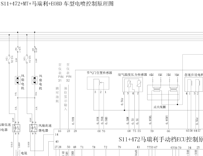 472马瑞利电控系统电路