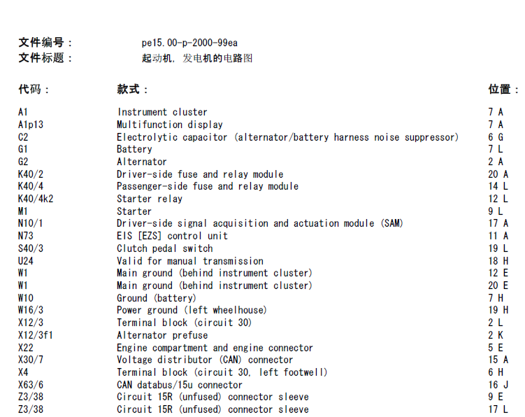 01年奔驰发动机线路