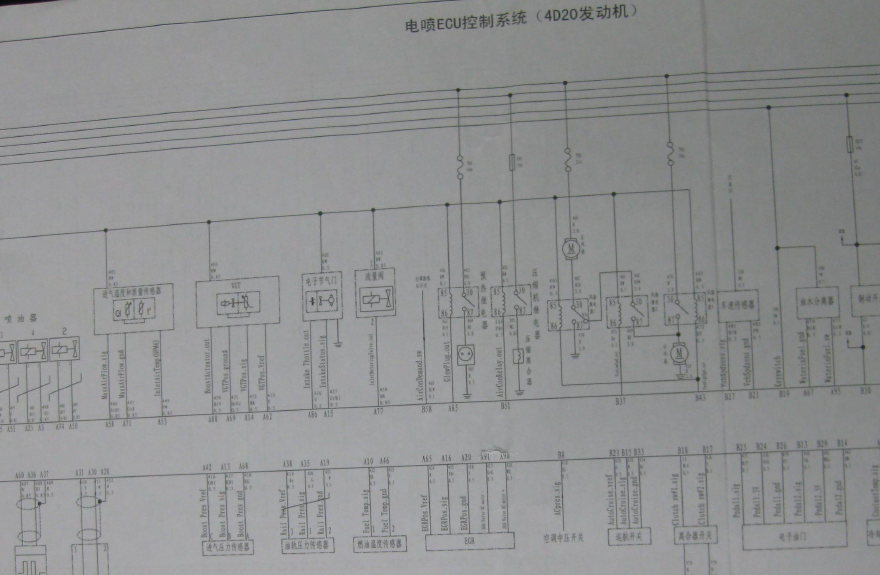 长城GW4D20发动机电路图