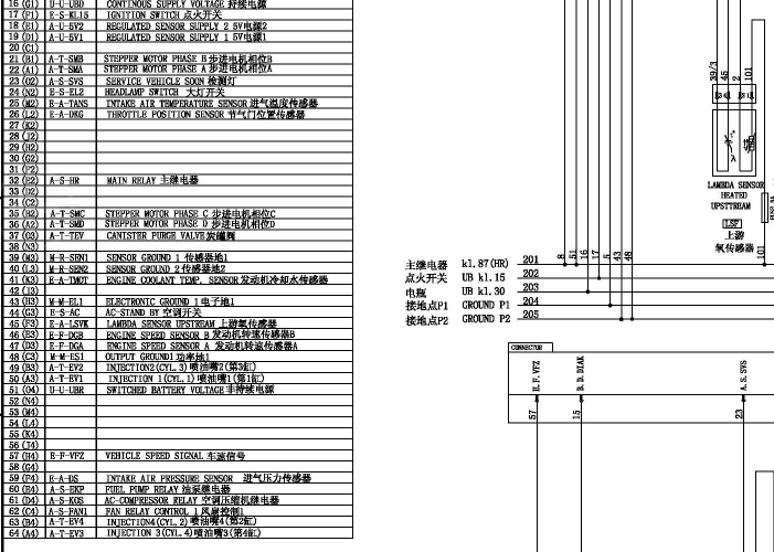 JL465发动机电路图
