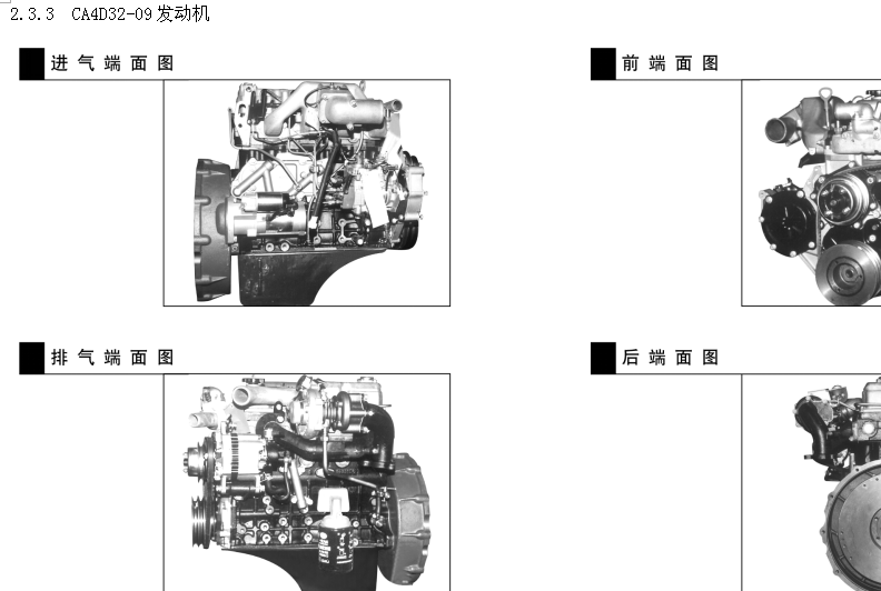 CA4D32发动机拆装