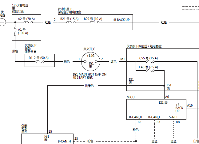 15年飞度防盗电路图