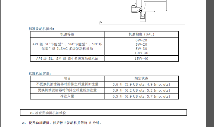 15年普拉多7GR发动机机油加注量