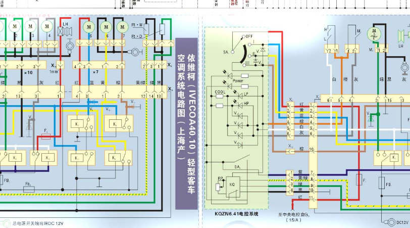 依维柯全车线路图