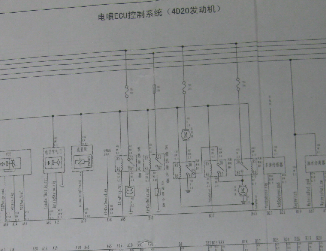 4D20发动机电路