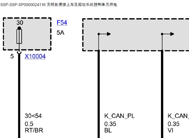 宝马750LI起动控制电路图
