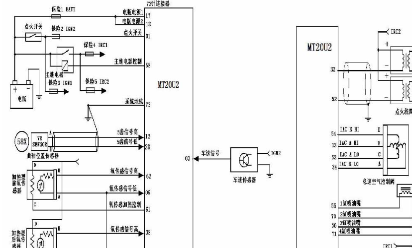 MT20U2发动机电路图