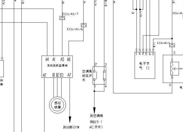 SQR484发动机电路图