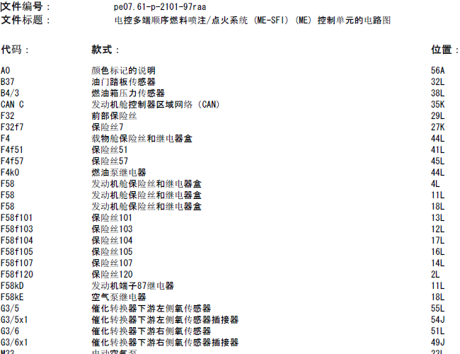 奔驰R500 发动机电路