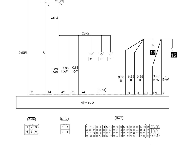 4A91发动机电路