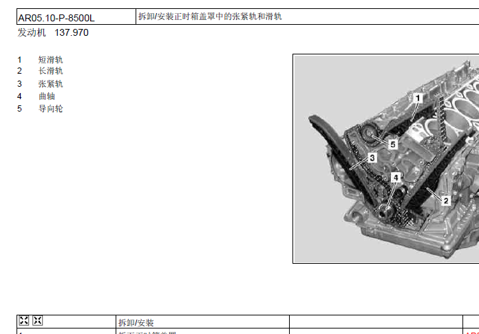 奔驰S600正时拆装