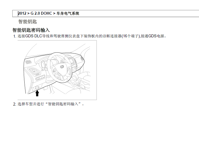 12年现代IX35智能钥匙维修手册