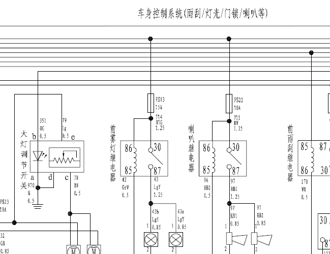 长城哈弗H6 电路图