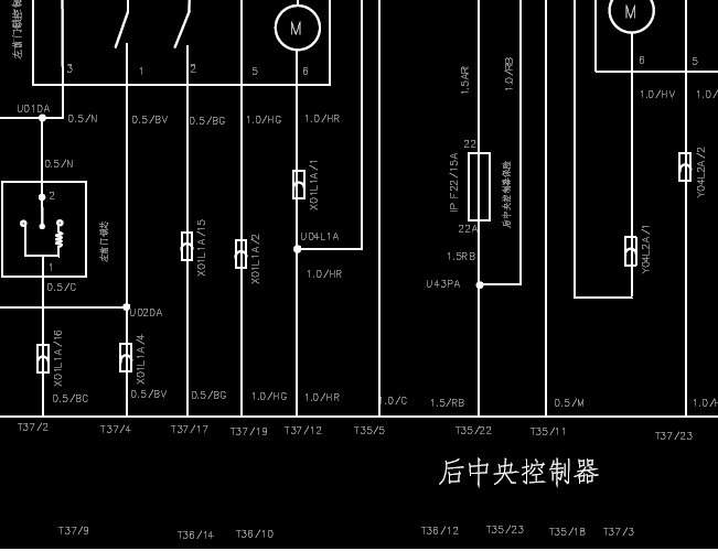 中华骏捷线束原理图