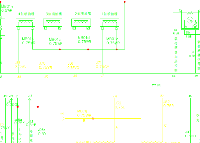 陆风X8发动机电路图