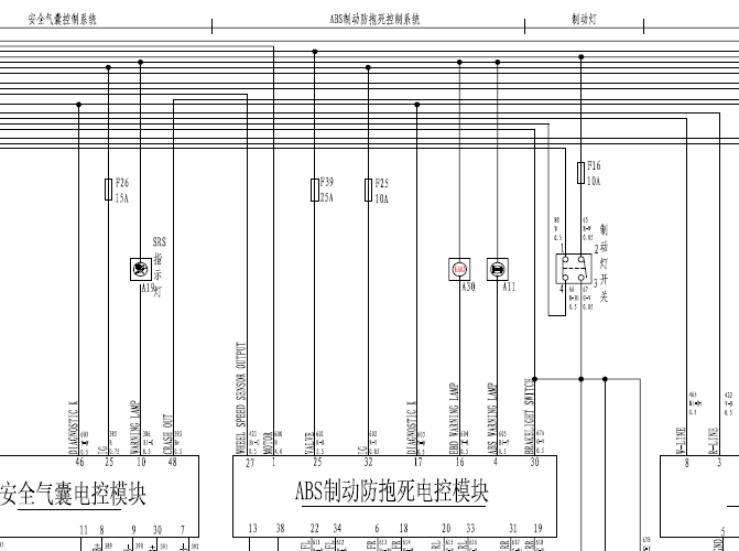 长城炫丽 ABS电路