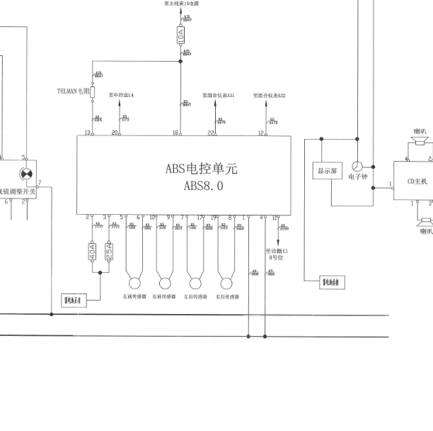 依维柯ABS电路图