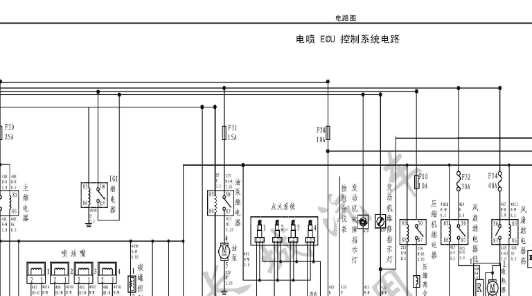 11年M2发动机电路图