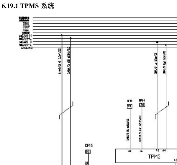 13年长安睿聘  胎压电路