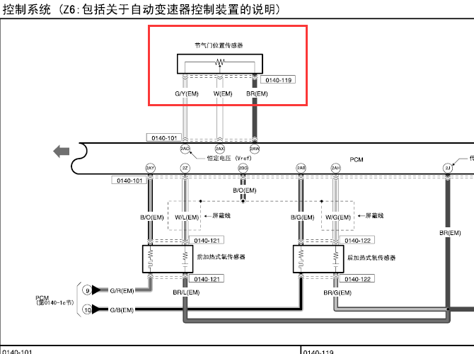 马自达3 Z6发动机电路