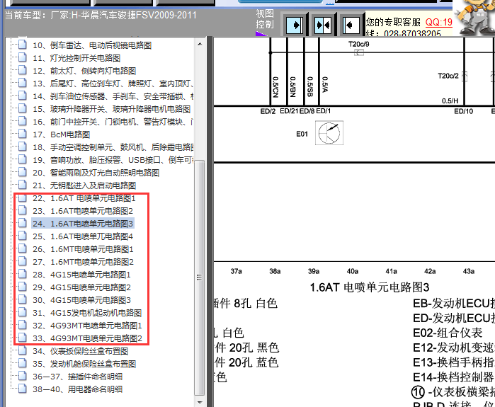 11Ian中华FSV仪表电路