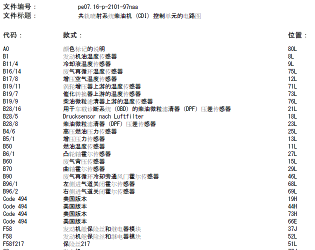 13年奔驰GL350 642824发动机电路图