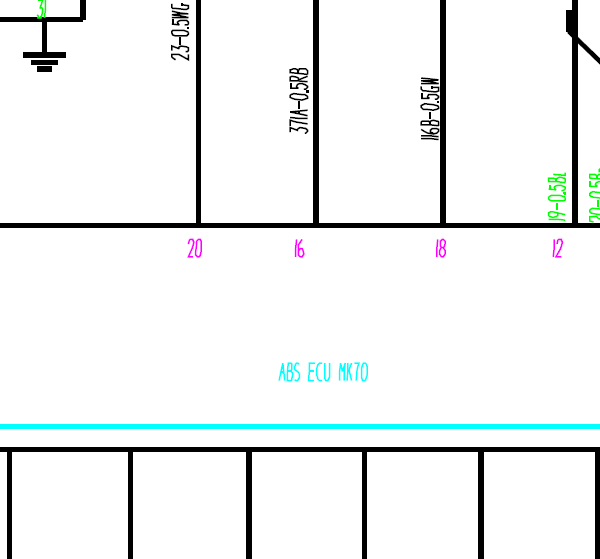 吉利金鹰ABS电路