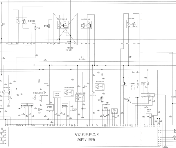 11年依维柯 发动机电控系统电路