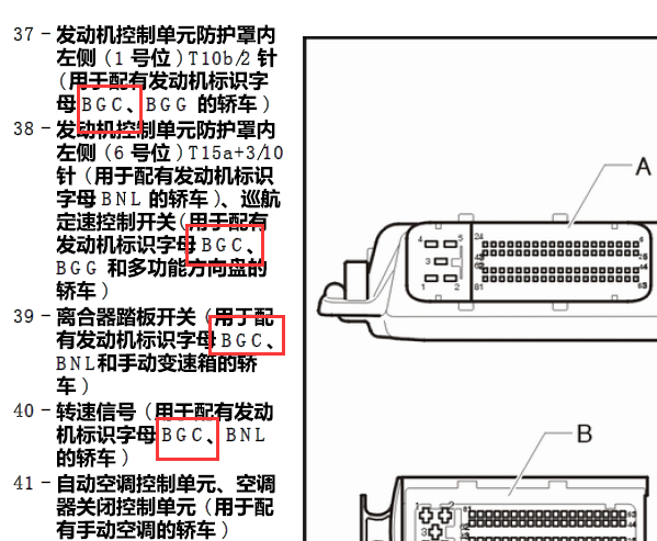 08年帕萨特领驭BGC针脚
